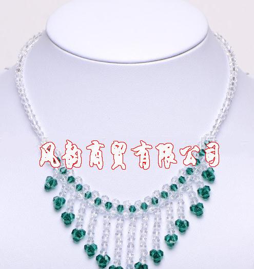 水晶項鏈 精美手工編織的藝術(shù)與家居飾品